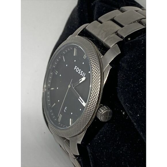 Fossil Machine FS4774 Men's Stainless Steel Analog Black Dial Quartz Watch LJ387 - Picture 4 of 12